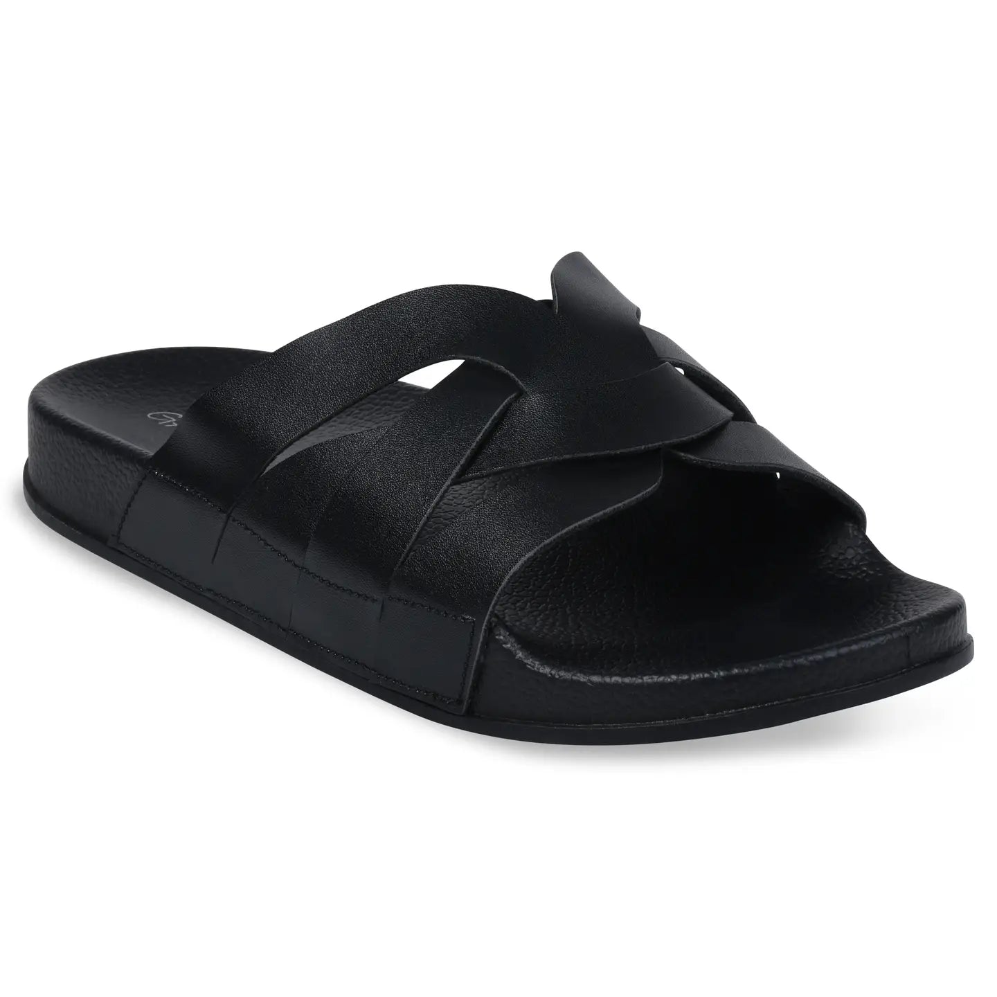 BRAIDED CRISS CROSS SLIDES