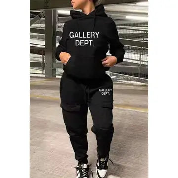 GRAPHIC HOODIE TRACKSUIT SET