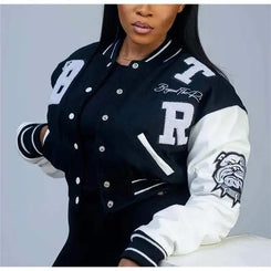 GRAPHIC VARSITY JACKET