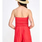RUCHED SIDE TUBE TOP