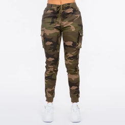 Cargo Pocket Joggers with Drawstring